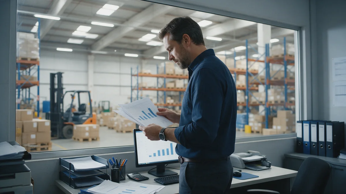 Indicadores financeiros para empresas de logística e controle de armazém