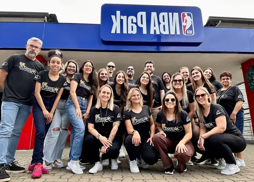 Equipe da Acessus Contabilidade reunida em uma confraternização